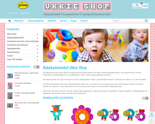 Babykadowinkel Ukkie Shop Logo